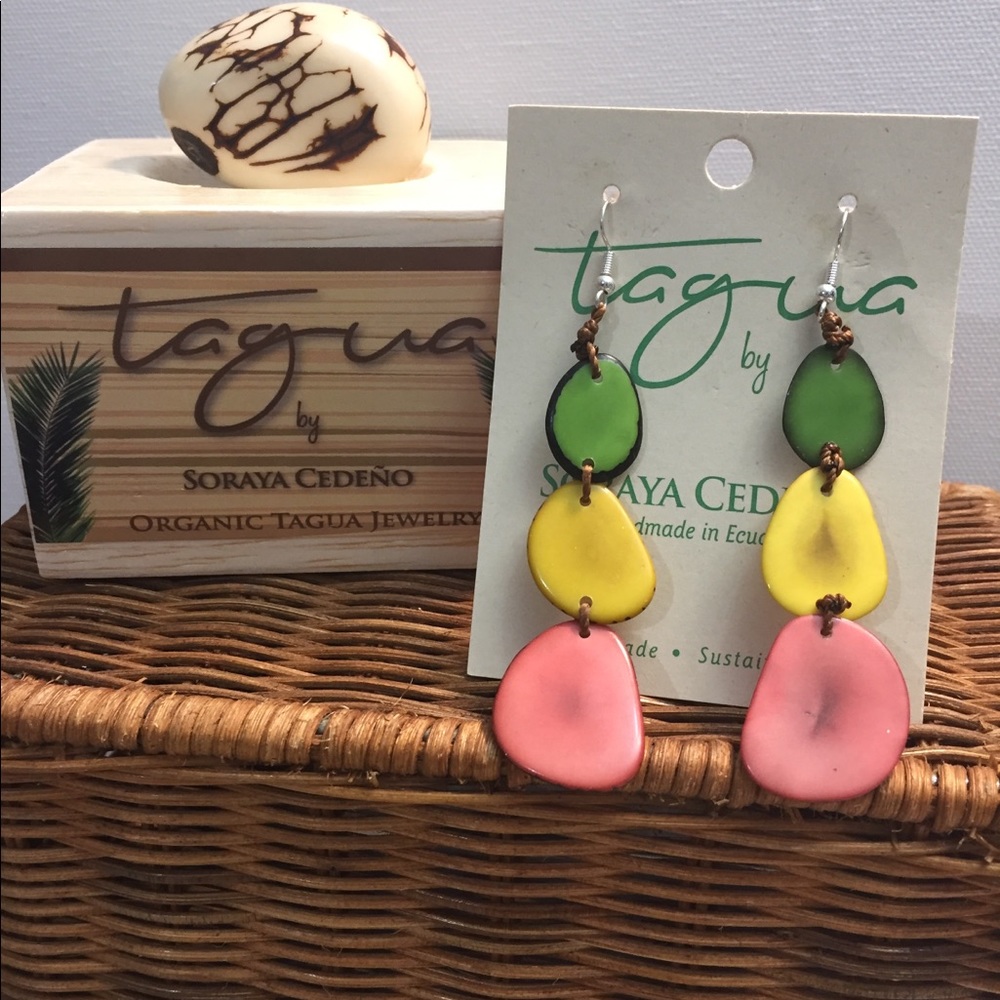 Tagua Earrings